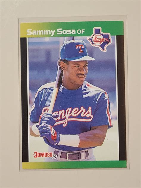 1989 Donruss Best Sammy Sosa RC Rookie Baseball Card | Etsy