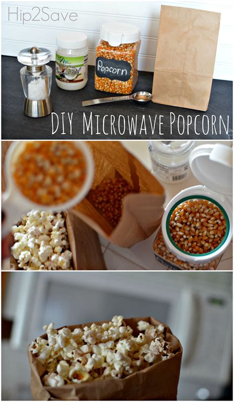Video How To Make Homemade Microwave Popcorn Hip2save Salty Popcorn