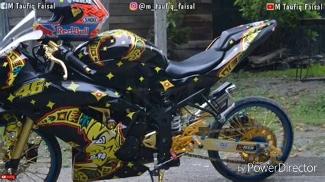 Modifikasi yang dilakukan pun tidak semuanya putih polos brosis. Modif KAWASAKI NINJA MONO JARI JARI - YouTube