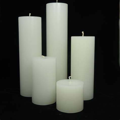 Pillar Candle 72x70mm Shortest Candle In Front Made In Nz Golden