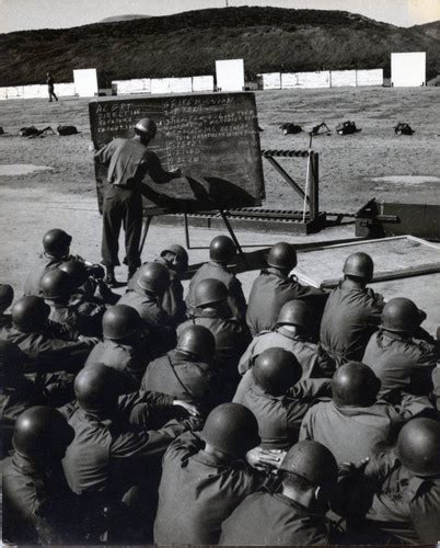 Machine Gun Instruction At A Fort Ord Rifle Range — Calisphere