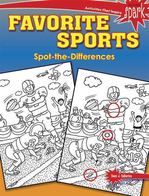 Spark Favorite Sports Spot The Differences Kids Activity