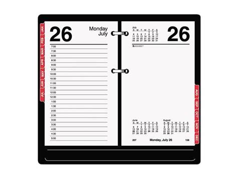 At A Glance E717t 50 Desk Calendar Refill With Tabs 3 12 X 6