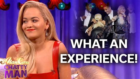 Rita Ora S On Stage Spank With Madonna Fancy Dress Talk And Interview