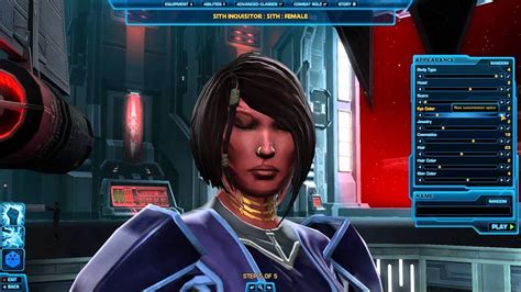 Star Wars The Old Republic Character Creation Sith Horxpert