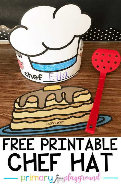 Free Printable Chef Hat Primary Playground