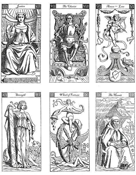 8 Best Images Of Color Yourself Tarot Cards Printable Tarot Card