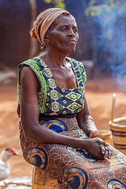 Chief Mukuni Village Afrika Sambia Mensch