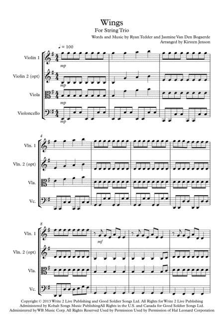 Wings By Birdy Sheet Music To Download And Print