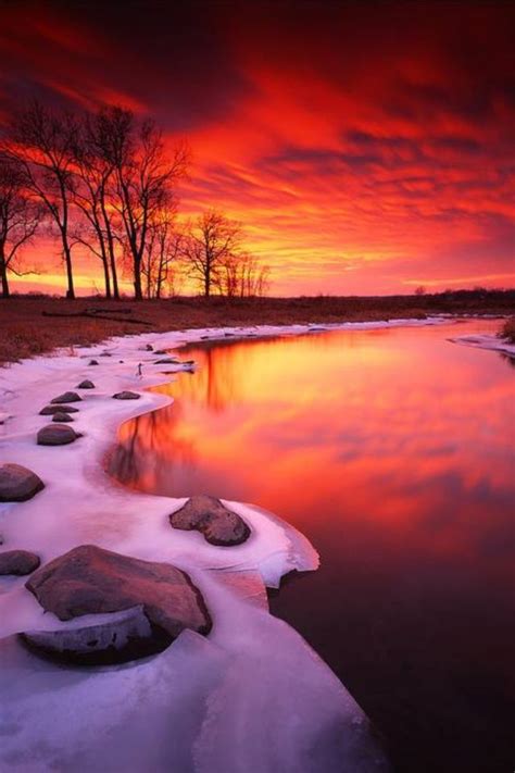 Ruby Sunset Beautiful Landscapes Beautiful Nature Beautiful Sunset