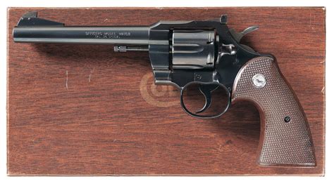 Colt Officers Model Match Revolver 38 Special Rock Island Auction