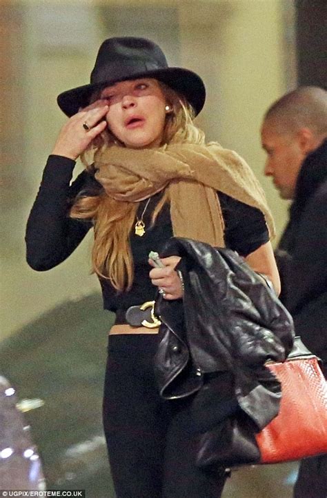 Emotional Lindsay Lohan In Tears After Argument With Boyfriend