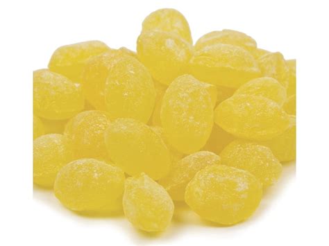 Sanded Lemon Drops Old Fashioned Hard Candy 1 Pound Claeys Candies