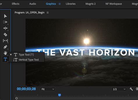 Premiere pro can create a typewriter effect with just a little bit of effort. Create titles and motion graphics with the Graphics ...