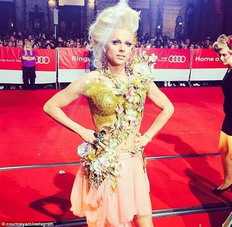 Drag Queen Courtney Act Embraces Biblical Theme At Life Ball In Vienna