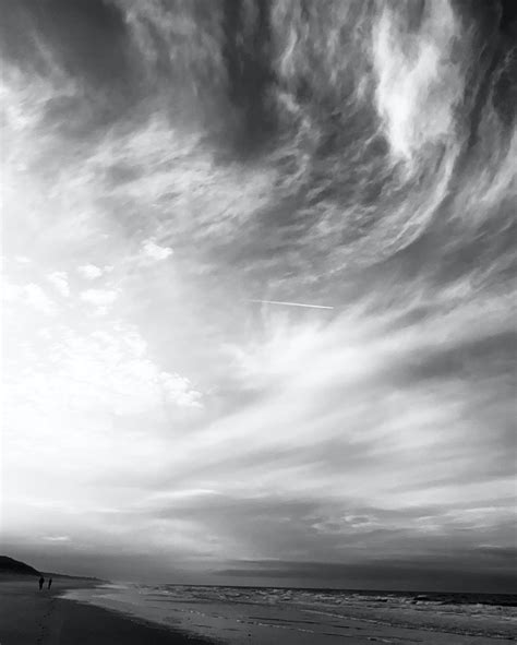 Grayscale Photography Of Clouds In The Sky · Free Stock Photo