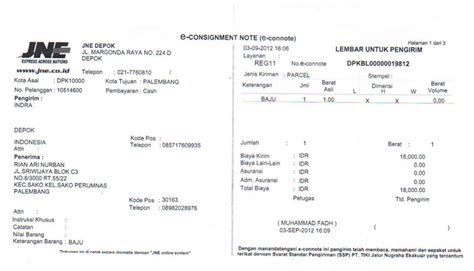 Cara Cek Resi JNE - KARGOKU.ID