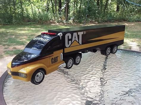 5 out of 5 stars. Cat Caterpillar Semi Truck And Trailer Electronic Lights ...