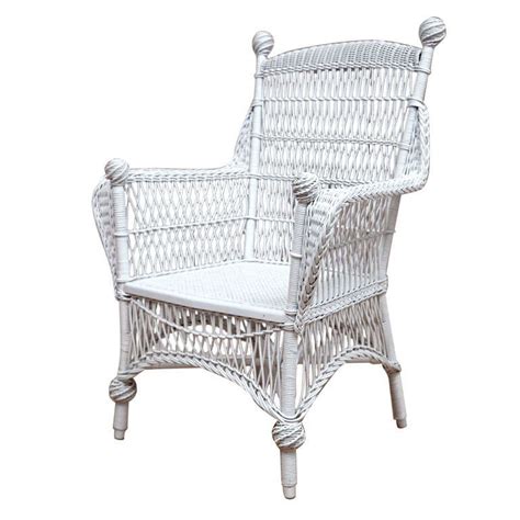 Ornate Victorian Antique Wicker Chair And Rocker For Sale At 1stdibs