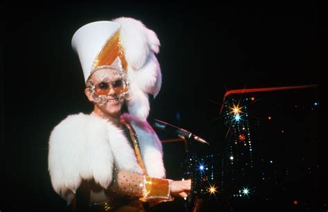 Elton Johns Most Gloriously Over The Top Costumes Through The Years