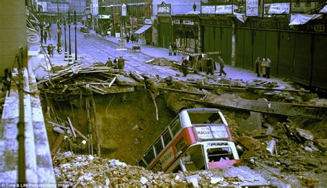 Colour Photos Of The London Blitz Stormfront
