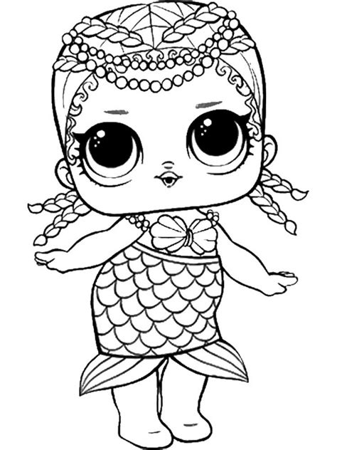 Lol Dolls Coloring Pages Free Printable Lol Dolls Coloring Pages