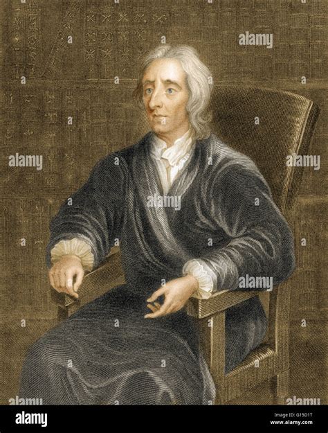John Locke In 1704 In An Engraving By H Robinson From The Original