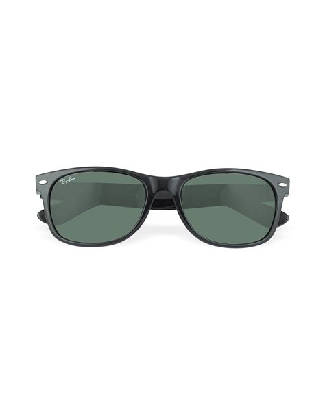 Ray Ban New Wayfarer Square Acetate Sunglasses In Black For Men Lyst