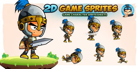 Knight 001 2d Game Character Sprites By Dionartworks