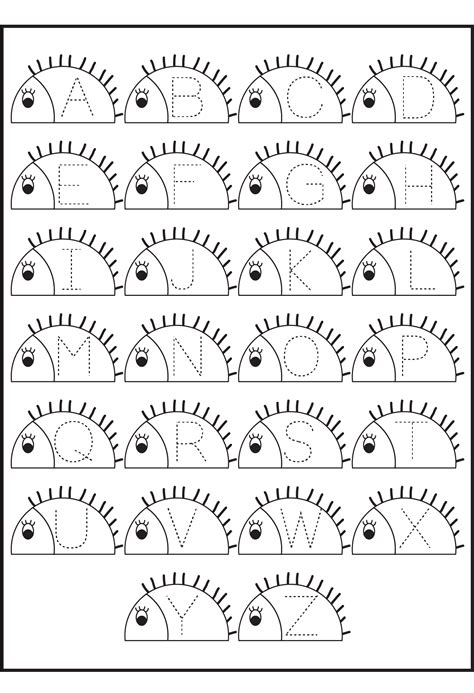 Free letter tracing printable