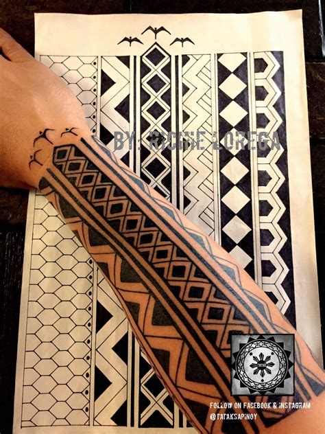 Contemporary Filipino Tribal Tattoo Design By Richie Lorega