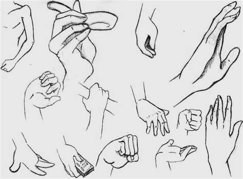 Manga Hands Study By Mizmaxter On Deviantart