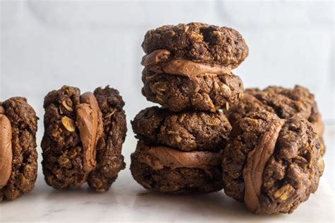 These chinese almond cookies are one of the easiest cookie recipes. Giada's Chocolate Almond Sandwich Cookies - Giadzy | Recipe in 2020 | Chocolate almonds ...