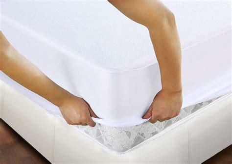 Terry Top Waterproof Mattress Protector Fitted Around Elastic