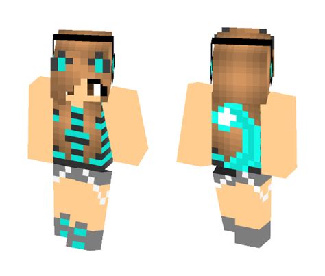 Download Cat With Headphones Minecraft Skin For Free Superminecraftskins