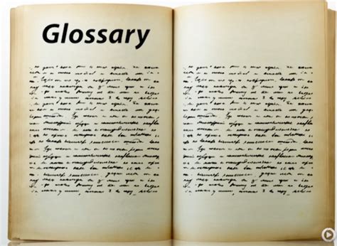 Glossary Definition Purpose And Examples Lesson