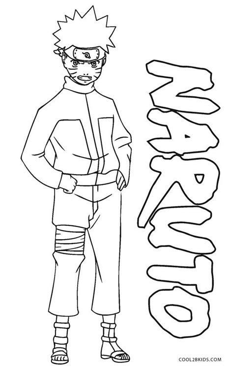 Free Printable Naruto Coloring Pages For Kids Coloring Pages