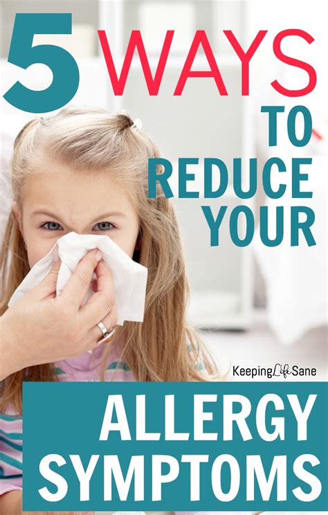 How To Reduce Seasonal Allergy Symptoms Keeping Life Sane