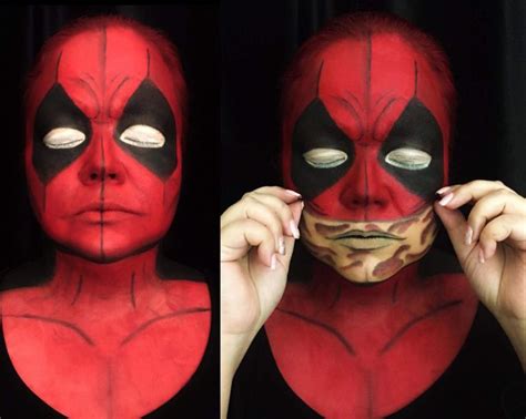 Deadpool Makeup Ssolbeauty Comic Book Makeup Halloween Makeup