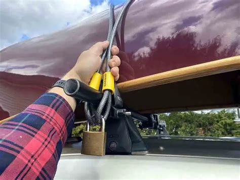 Locking A Canoe Or Kayak To Your Roof Rack 10 Options