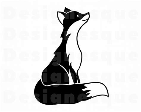 Fox Svg Fox Mascot Svg Cute Fox Fox Clipart Fox Files For Etsy