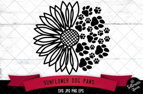 Free Free 283 Dog Paw Sunflower Svg SVG PNG EPS DXF File