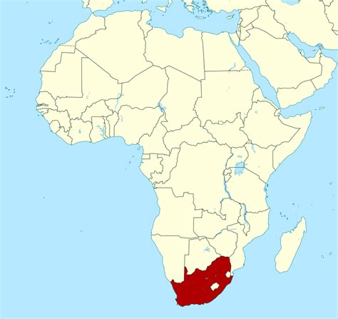 Detailed Location Map Of South Africa In Africa South Africa Africa