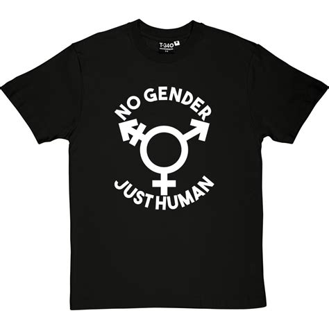 No Gender Just Human T Shirt Redmolotov