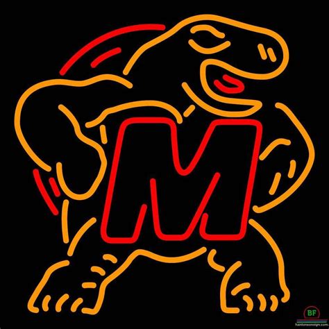 Maryland Terrapins Neon Sign Ncaa Teams Neon Light Diy Neon Signs