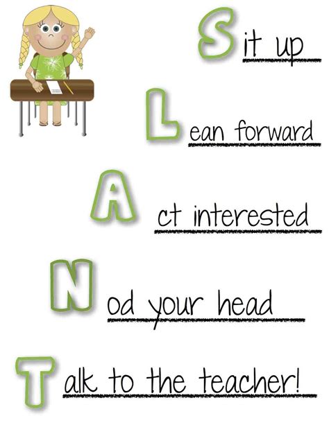 Freebie Printable Slant Showing That You Are Ready Learn Classroom