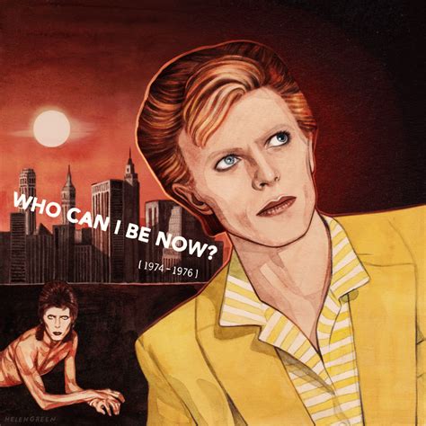David Bowie ‘who Can I Be Now 1974 1976 Helen Green Illustration