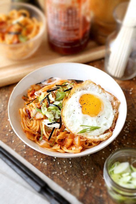 Kimchi Udon Stir Fry Recipe Asian Recipes Recipes Udon Stir Fry