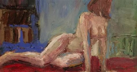 Connie Chadwell S Hackberry Street Studio Floating Nude Original Oil