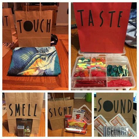 5 senses gift ideas for him sight. 5: touch, taste, smell, sight, sound. … | Pinteres…